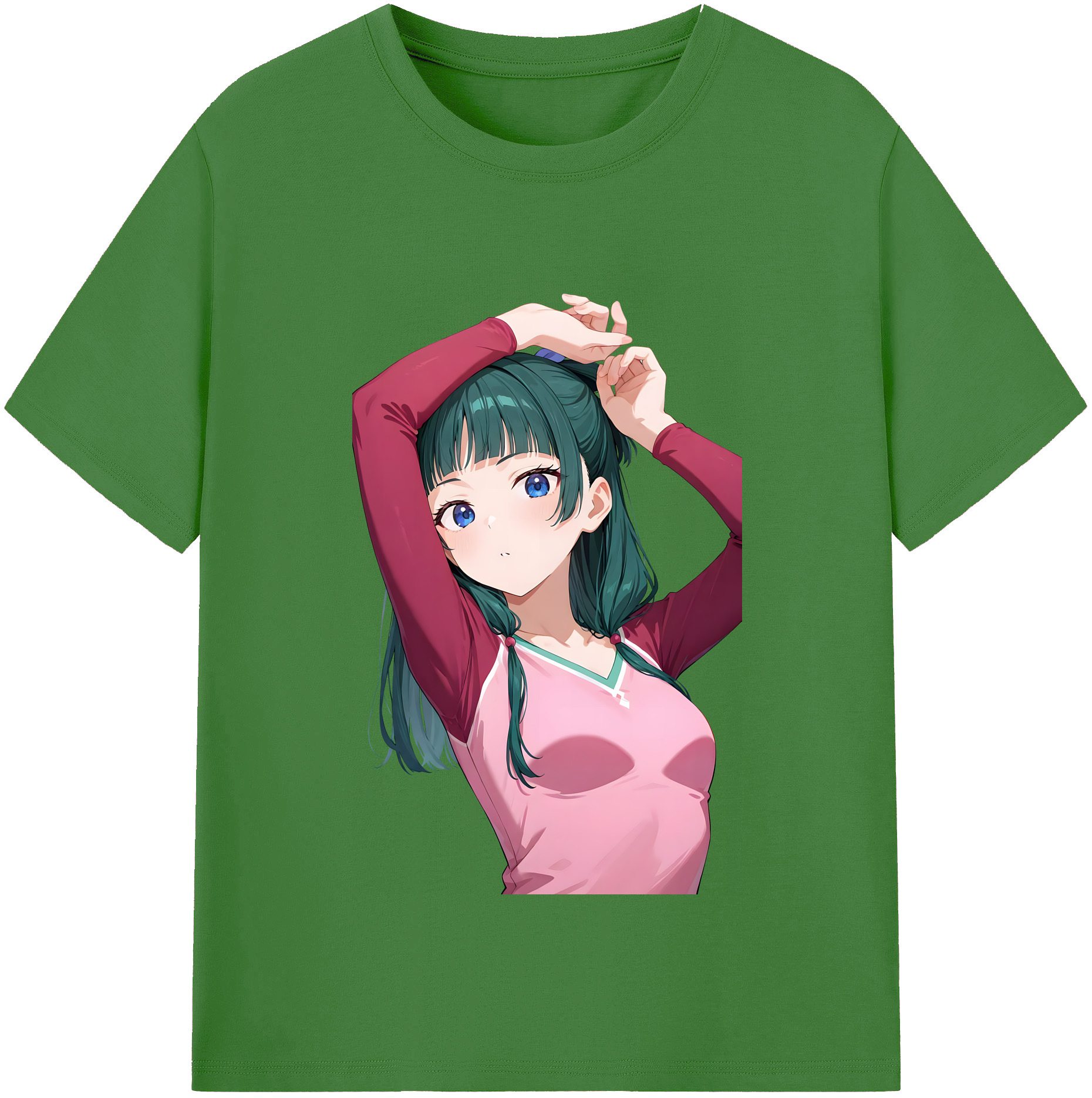 （画像用） 薬屋のひとりごと The Apothecary Diaries レディースカジュアルプリントTシャツ（綿100％）